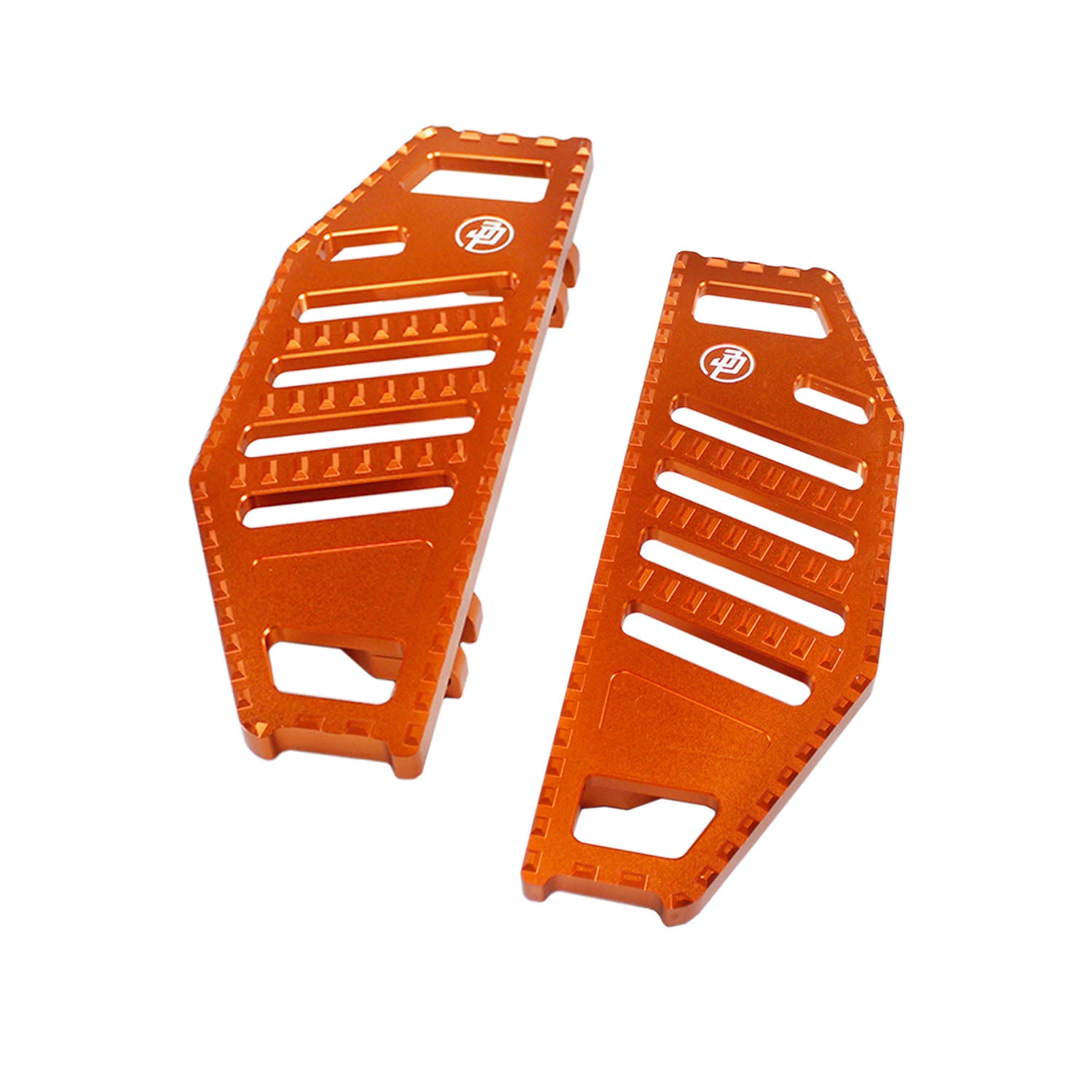 Orange Big Rider's Floorboards Footboards for Harley Davidson 