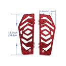 Red Anit-Slip Big Rider's Floorboards for Harley Davidson-6