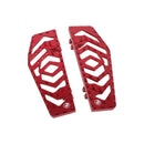 Red Anit-Slip Big Rider's Floorboards for Harley Davidson-2