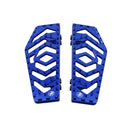 Blue Anit-Slip Big Rider's Floorboards for Harley Davidson-1