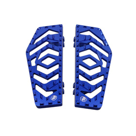 Blue Anit-Slip Big Rider's Floorboards for Harley Davidson