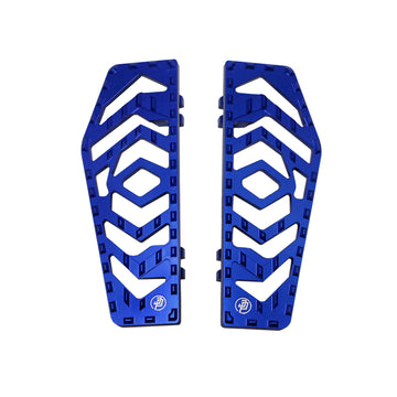 Blue Anit-Slip Big Rider's Floorboards for Harley Davidson - 0