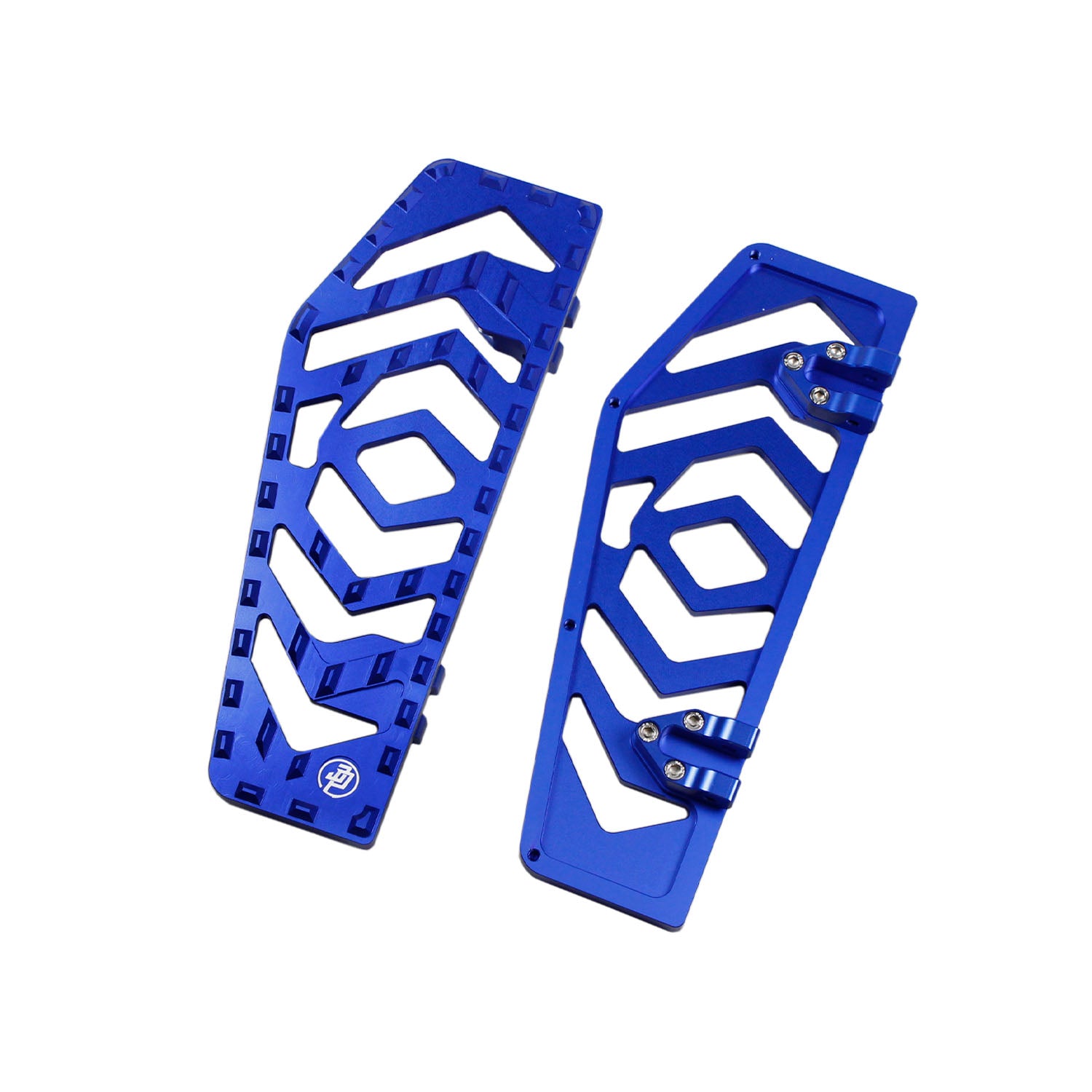 Blue Anit-Slip Big Rider's Floorboards for Harley Davidson