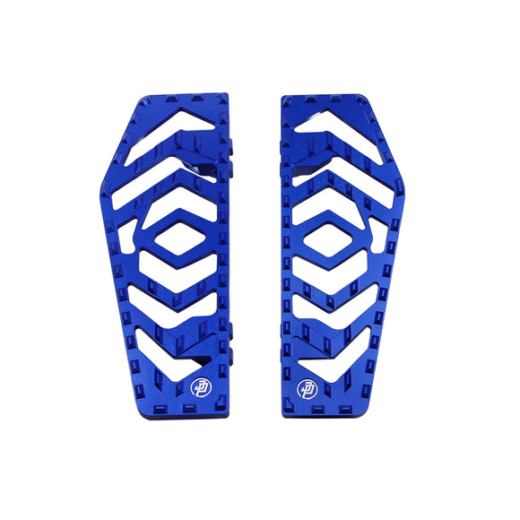 Blue Anit-Slip Big Rider's Floorboards for Harley Davidson