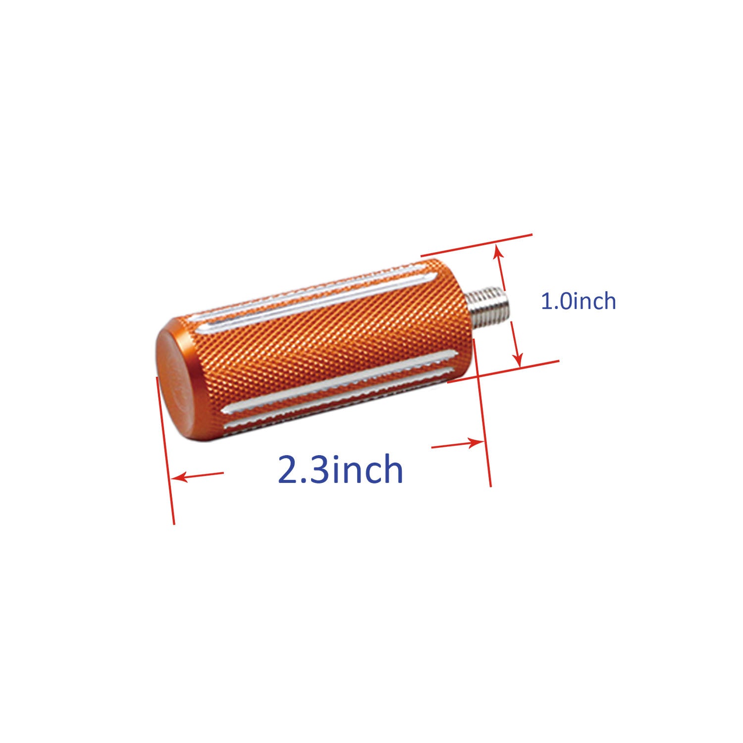 Orange CNC-Cut cShift Peg for Harley Davidson all Models 