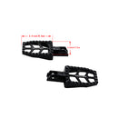 Black Passenger Footpegs for Harley Davidson 2018-2023 Softail FX Models-3