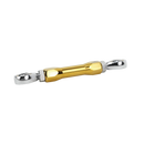 Gold Mid- Control Shifter Shift Linkage for Harley Davidson Dyna 1984-2017 Models-3
