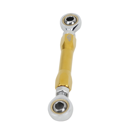 Gold Mid- Control Shifter Shift Linkage for Harley Davidson Dyna 1984-2017 Models
