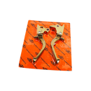 Gold Adjustable Brake Clutch Lever Control Kit for Harley Davidson Softail 2018-2023-2