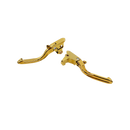 Gold Adjustable Brake Clutch Lever Control Kit for Harley Davidson Softail 2018-2023-4