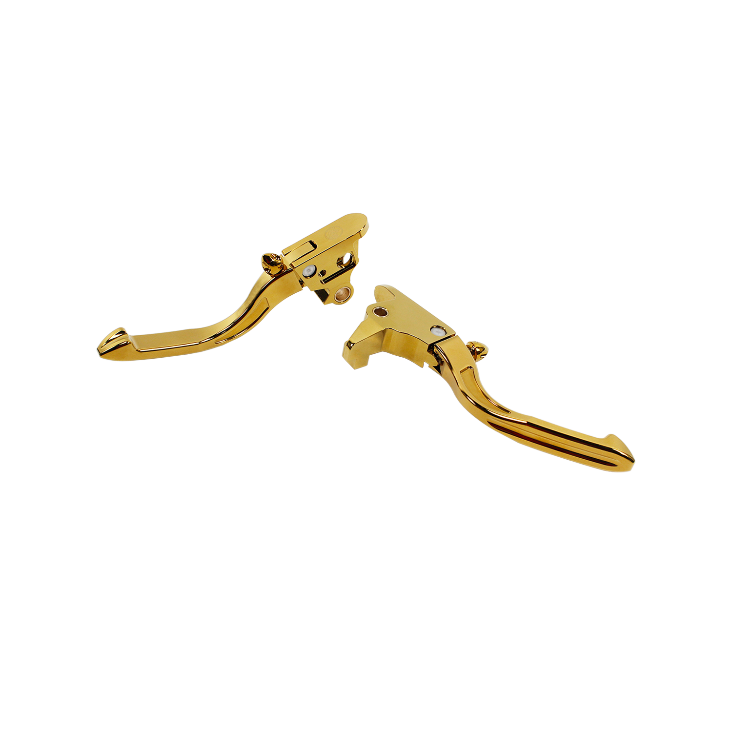 Gold Adjustable Brake Clutch Lever Control Kit for Harley Davidson Softail 2018-2023