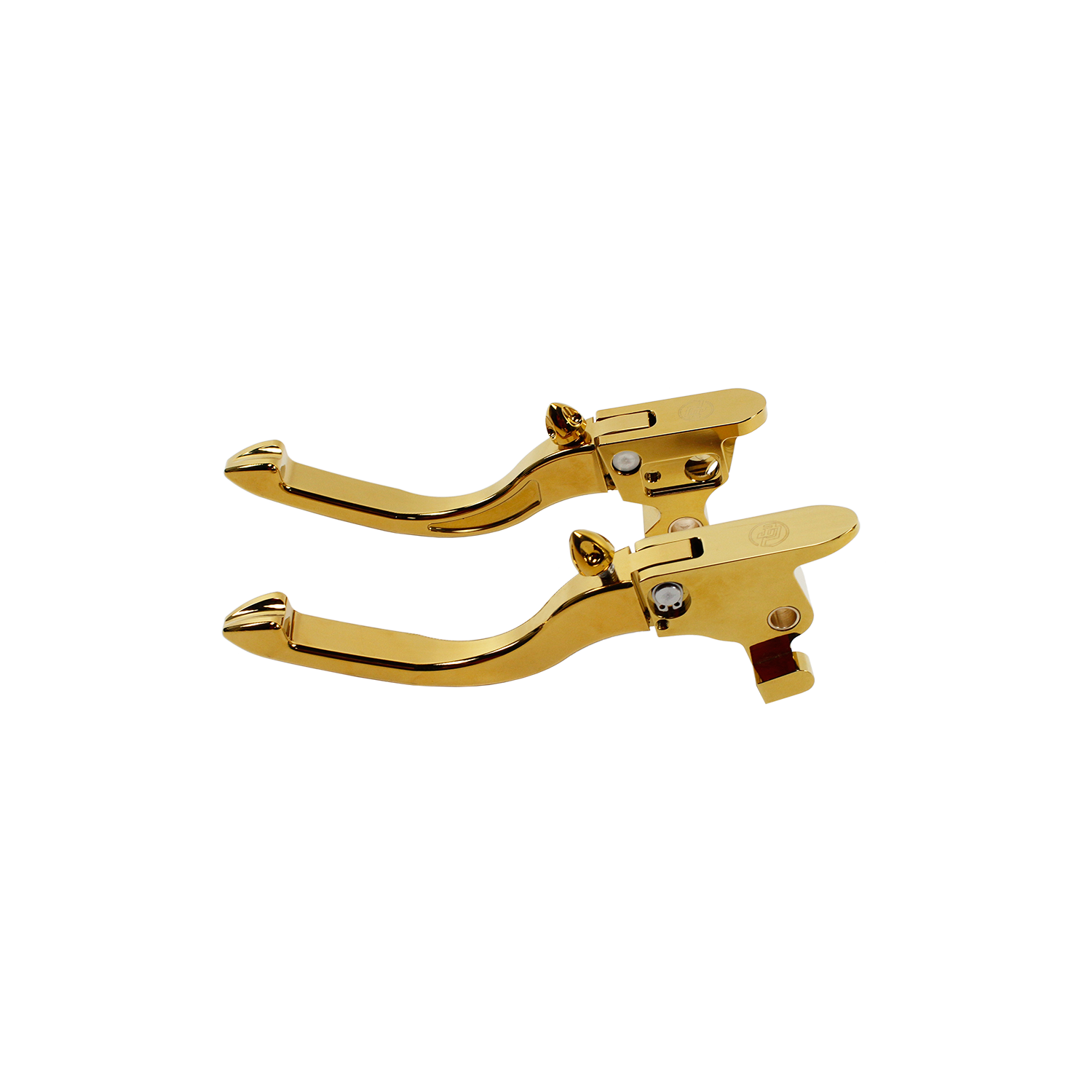 Gold Adjustable Brake Clutch Lever Control Kit for Harley Davidson Softail 2018-2023