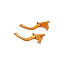 Anodized Orange Adjustable Brake Clutch Lever Control Kit for Harley Davidson Softail 2018-2023-5