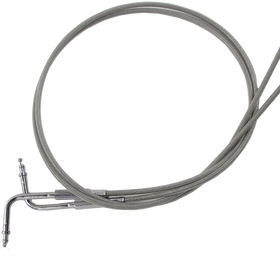 Chrome Idle and Throttle Cable-1.3m
