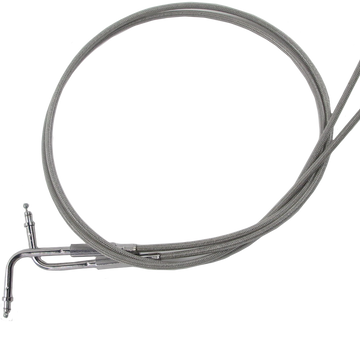 Chrome Idle and Throttle Cable-1.3m