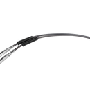 47" Smoky Black Pearl Braided Throttle and Idle Cruise Cables for Harley V Twin-4