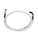 27.5" White Silve Upper Brake Line for Harley Davidson 18-Later Softail Models-2