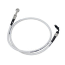 39.3" White Silve Upper Brake Line for Harley 18-Later Softail Models-3