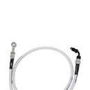 27.5" White Silve Upper Brake Line for Harley Davidson 18-Later Softail Models-4