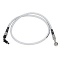 27.5" White Silve Upper Brake Line for Harley Davidson 18-Later Softail Models-5