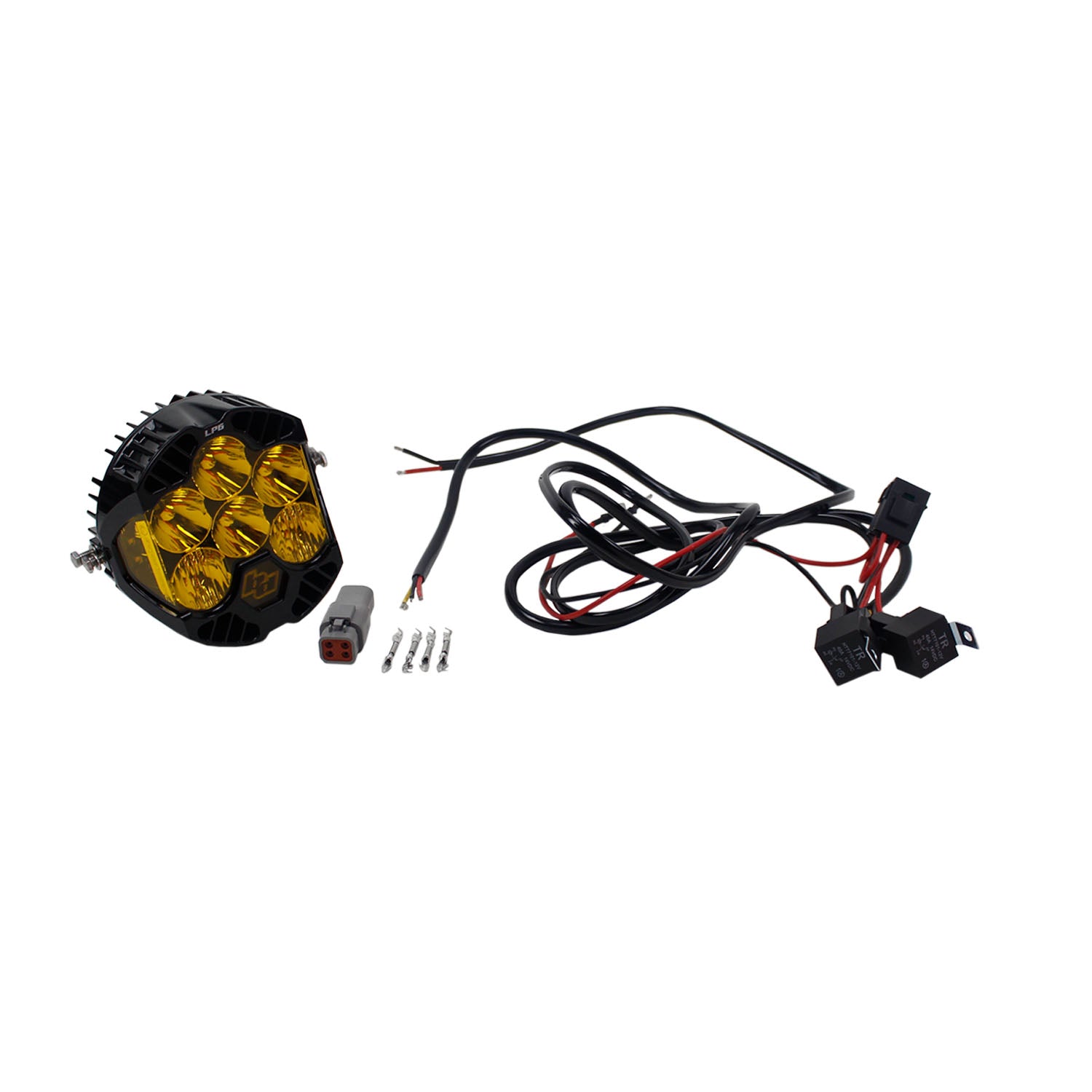 LED Wiring Kit for Harley Davidson FLHX with LP6 Headlight - 0