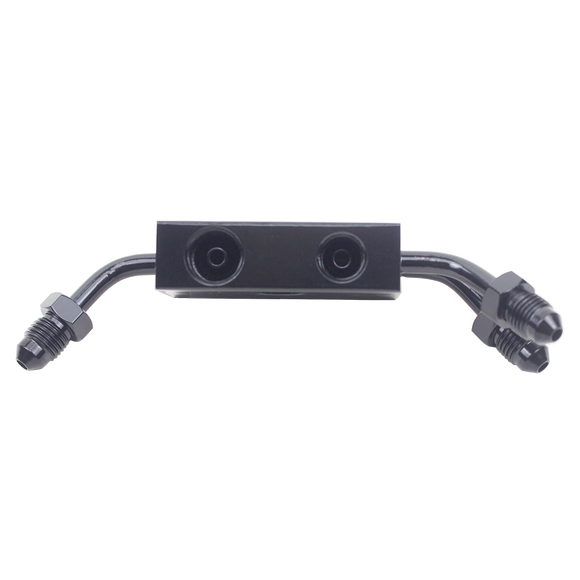 Front Upper Brake Line adapter for 12-17 Dual-disc Dyna models w/ ABS