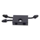 Front Upper Brake Line adapter for 12-17 Dual-disc Dyna models w/ ABS-4