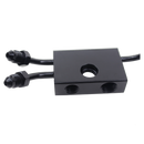 Front Upper Brake Line adapter for 18-later Dual-disc Softail and 16- 22 XL models w/ ABS-3