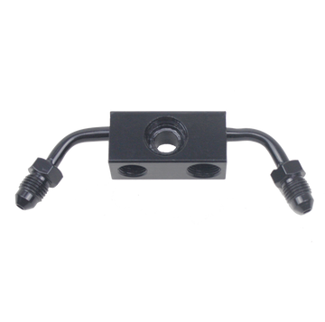 Front Upper Brake line adapter for 12-17 Single-disc FXD Dyna models w/ ABS - 0