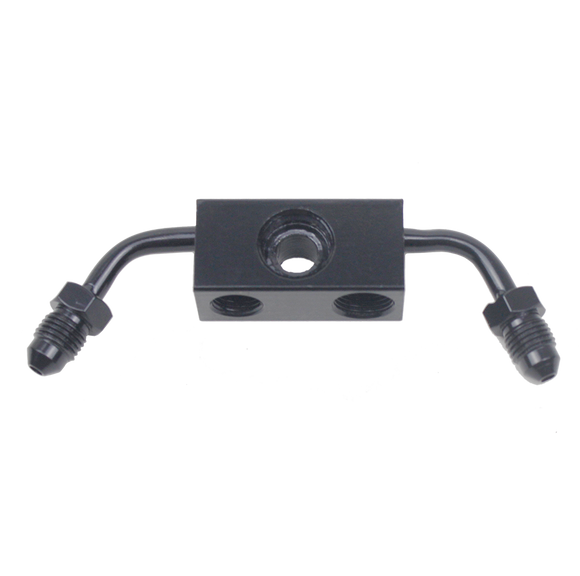 Front Upper Brake line adapter for 12-17 Single-disc FXD Dyna models w/ ABS