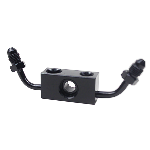 Front Upper Brake line adapter for 18-later Single-disc Softail and 14-later XL models w/ ABS