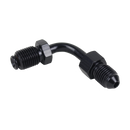 AN‑3 male x 3 / 8 ”‑24 inverted flare 45° Banjo  for 18-Later Softail Upper Brake Line-1