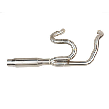 Stainless Steel 2 into 1 Exhaust Pipe for 17-2025 Touring