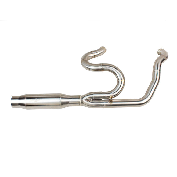 Stainless Steel 2 into 1 Exhaust Pipe for 17-2025 Touring