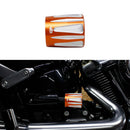 Orange Aluminum KNOB Pre-Adjuster Cover for Harley Davidson 18-Later -1
