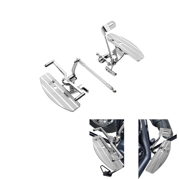 Chrome Floorboard Foot Controls Kit for 18-UP FX Softail