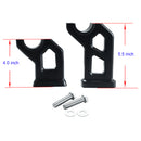 5.0" Black Handlebar Risers For 2018-25 Fat Bob-2