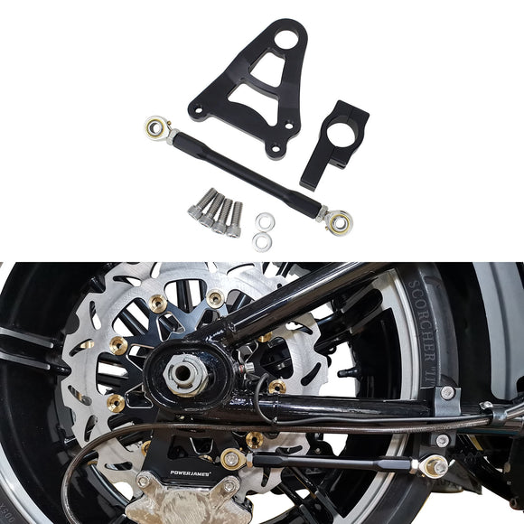 Rear Calipers Mounting Brackets for Harely Davidson 11.5" Rear Rotor with 1" Axle