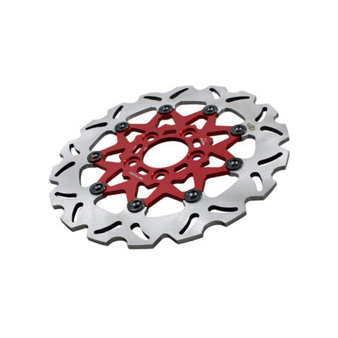 11.5" Real Floating Red Rear Brake Rotor for Harley Davidson Softail Dyna XL Touring 