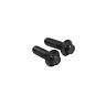 2 PCS Black Stainless Steel Screws for Harley Davidson Low Rider/ Low Rider S Instrument