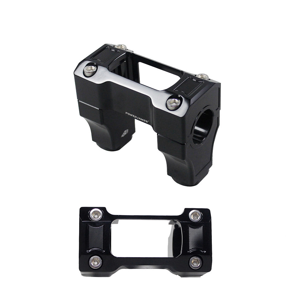 1.25" clamping diameter black Handlebar Risers for Harley Davidson 18-later Breakout FXBR/FXBRS