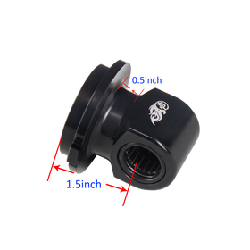 Black Rear Shock Lowering Bracket Kits for Harley Davidson M8 Softail without The Remote Pre-load Adjuster  - 0