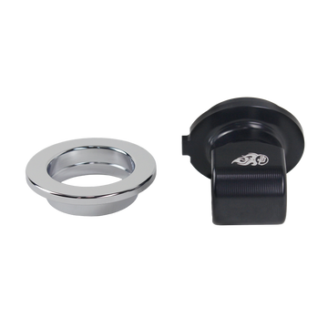 Black Rear Shock Lowering Bracket Kits for Harley Davidson M8 Softail without The Remote Pre-load Adjuster 