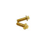 2 PCS Gold Titanium Hardware for Harley Davidson Mid Control Shift Linkage - 0