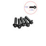 Black 5/16" Stainless Steel Mounting Bolts for Harley Davidson Front Brake Rotor - 0