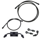 Smoky Black Brake Lines Kit for Harley Davidson 18-later Softail Models with ABS-1