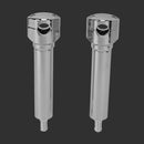 8.0 " Tall Handlebar Risers Kit for Harley Davidson Springer with 1.25 Inch Clamping Area-7