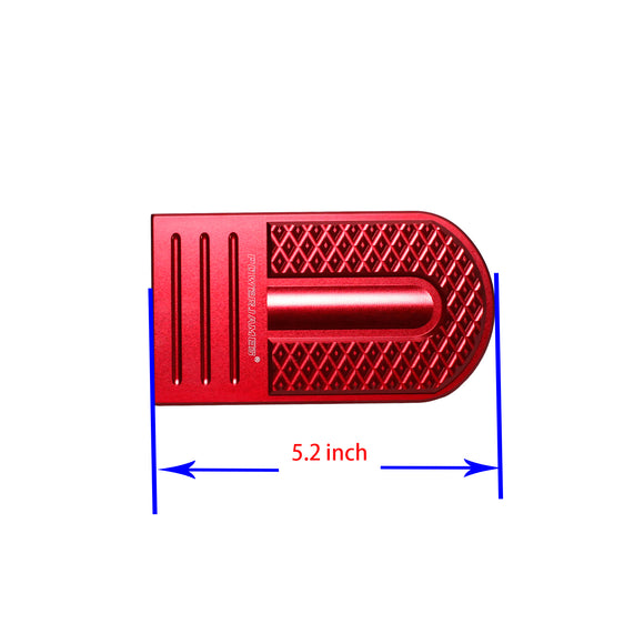 Red Large Brake  Footrest for FL Softail & Touring