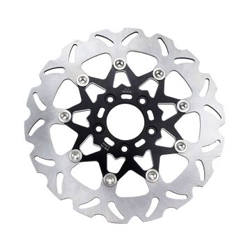 11.8"Black Front Brake Rotor- 9 Spokes