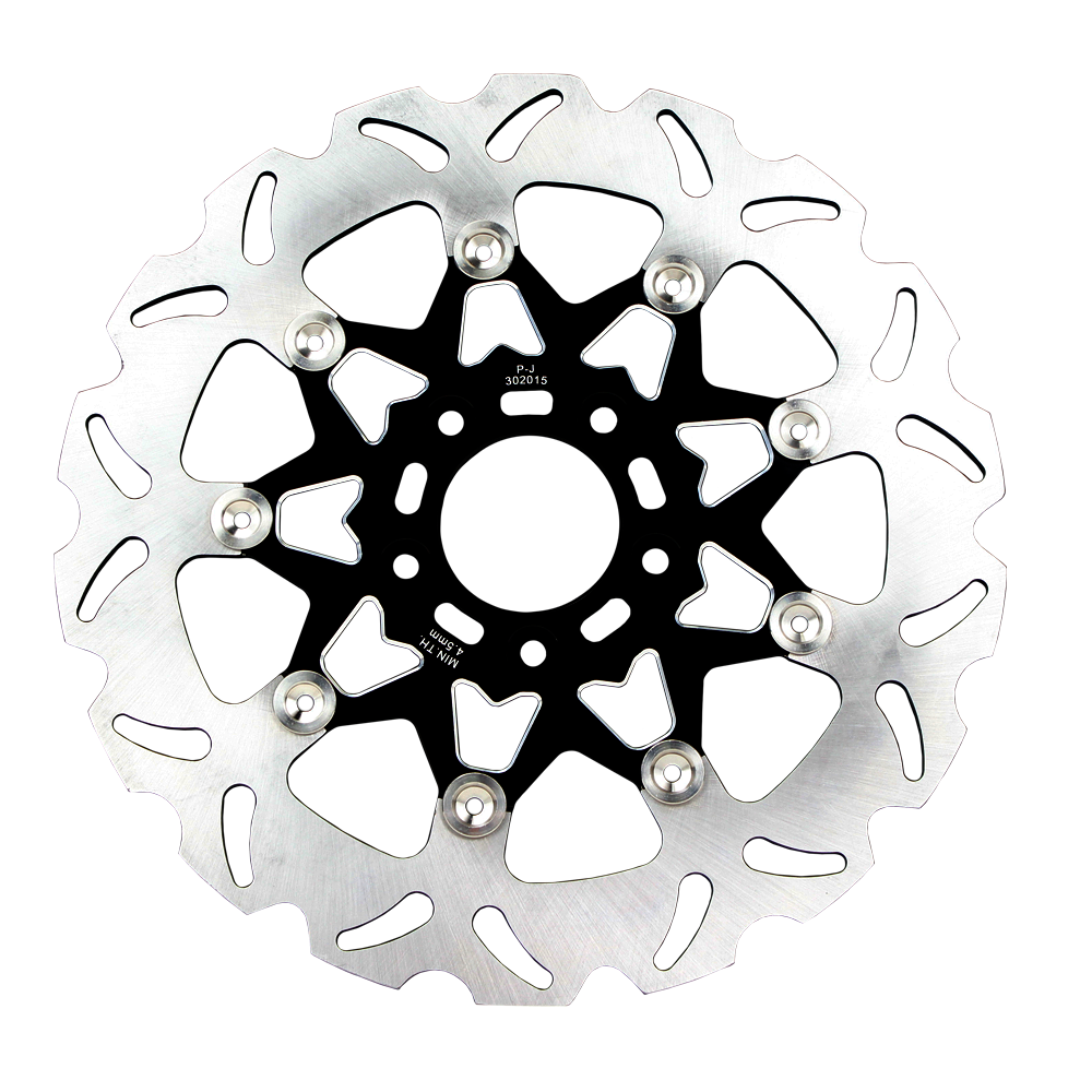 11.5“ Black 9 Spoke Front Brake Rotor